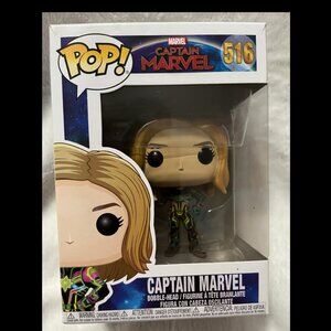 Funko Pop! Vinyl: Marvel - Captain Marvel #516 Neon Suit